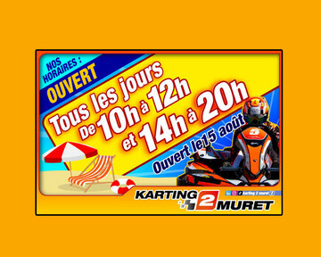 Horaires | Karting 2 Muret